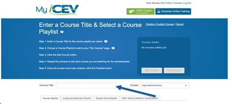 myicevonline|Student Registration: Student View .
